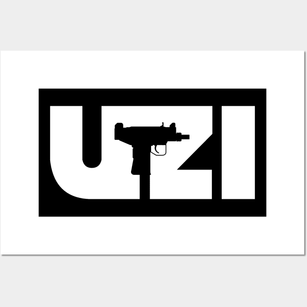 UZI Wall Art by VectorVectoria